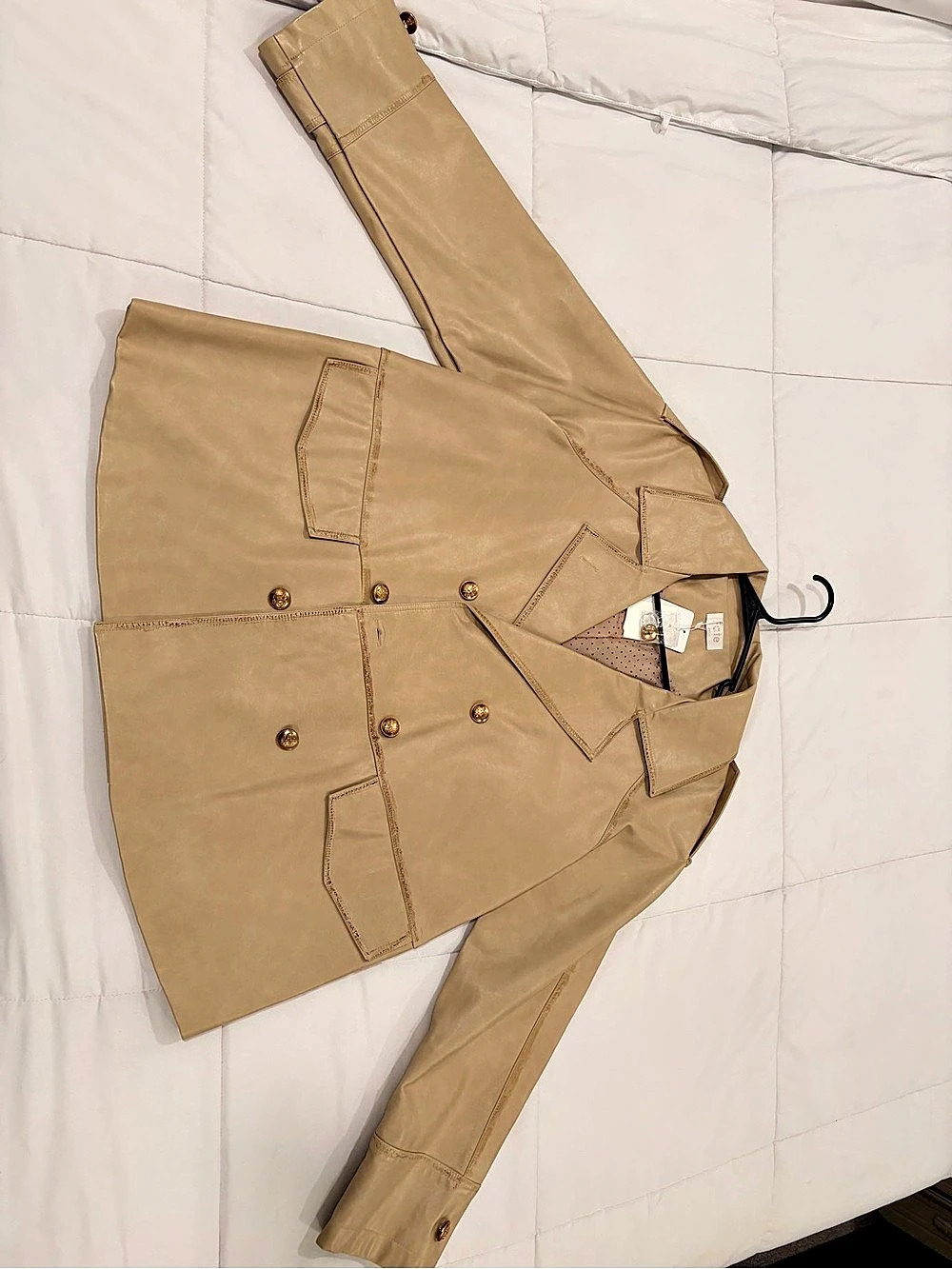 Fate Trench Coat in Brown Size Small NWT